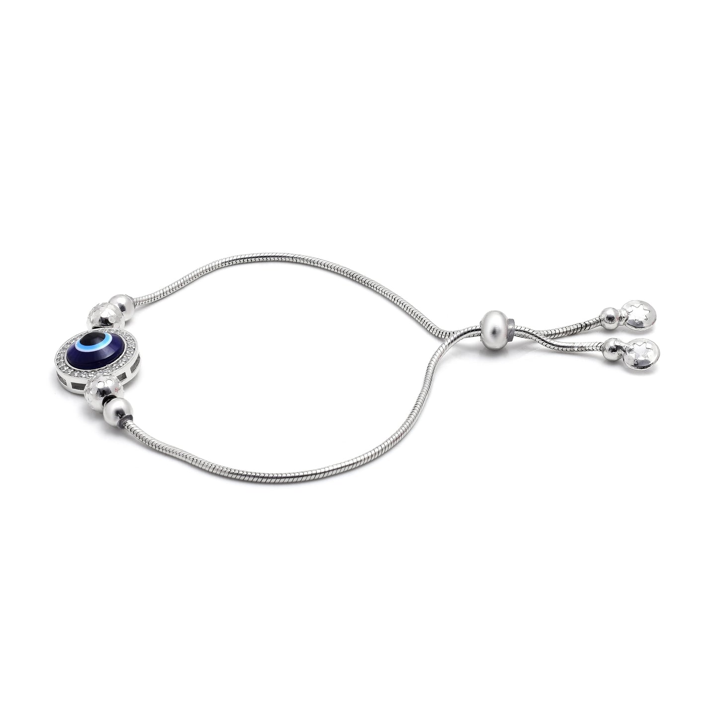 Evil Eye Silver Bracelet for Women
