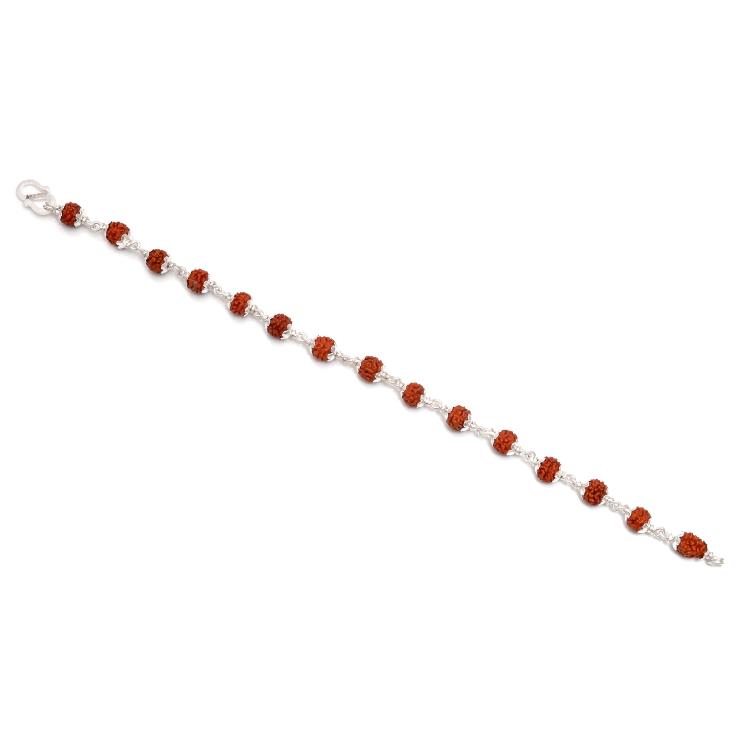Divine 925 Silver Rudraksha Bracelet