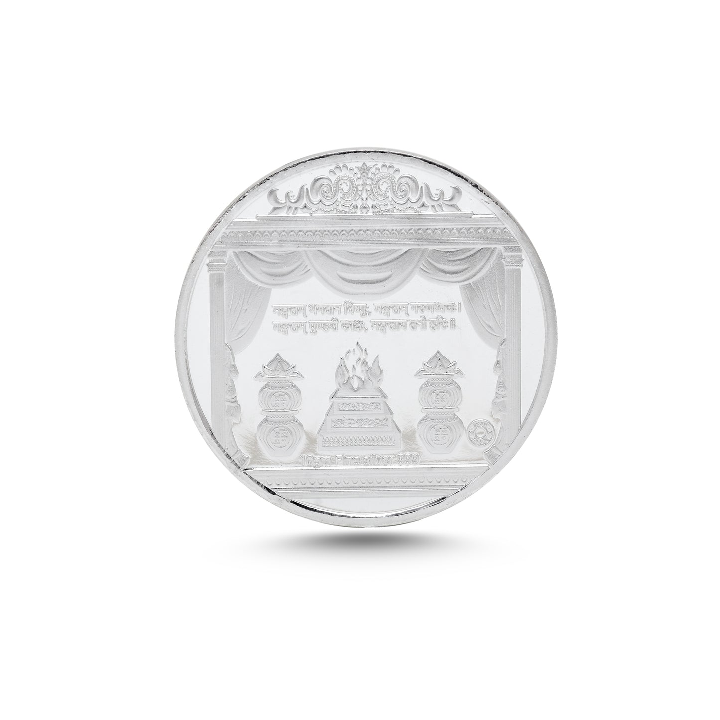 Vivah Phera Design 925 Silver Coin - KYAT