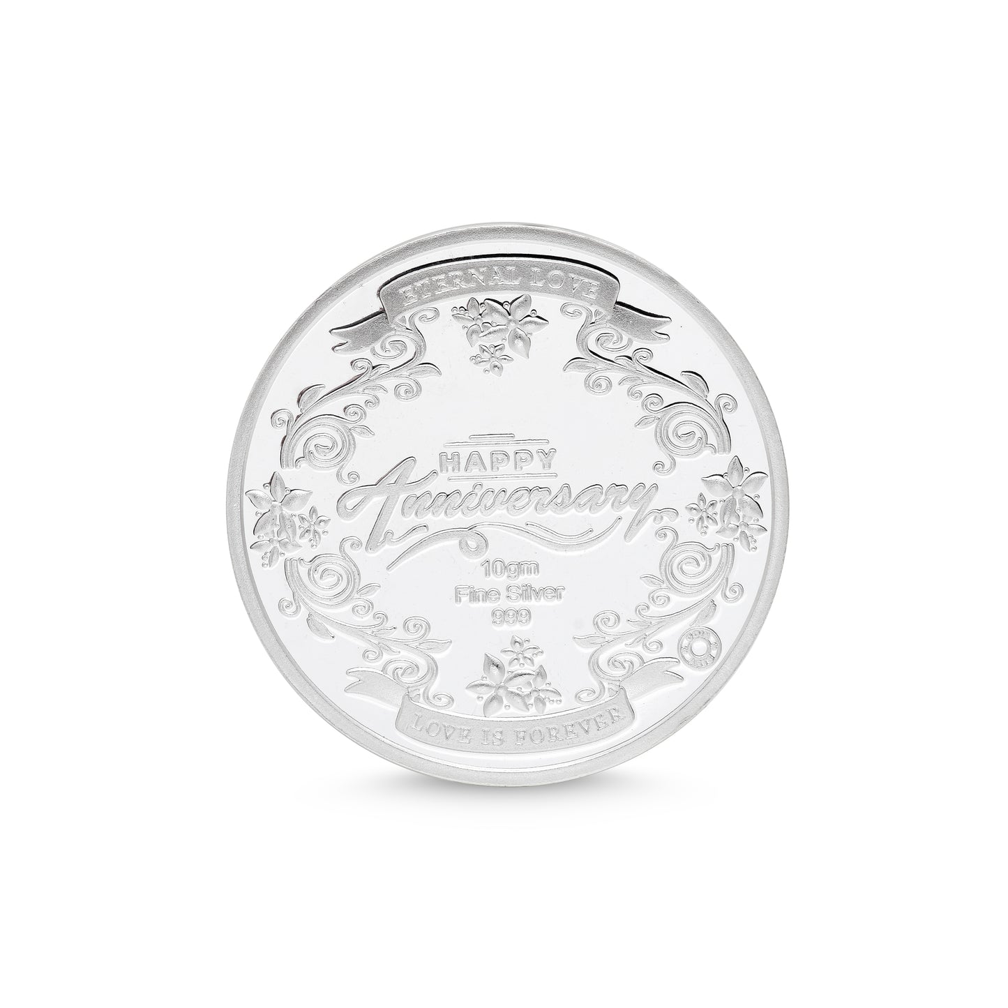 Happy Anniversary Silver Coin - KYAT