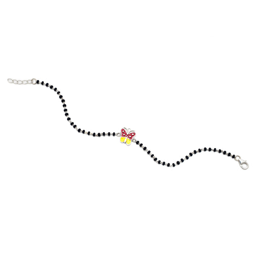 Butterfly Design Silver Baby Anklet - KYAT