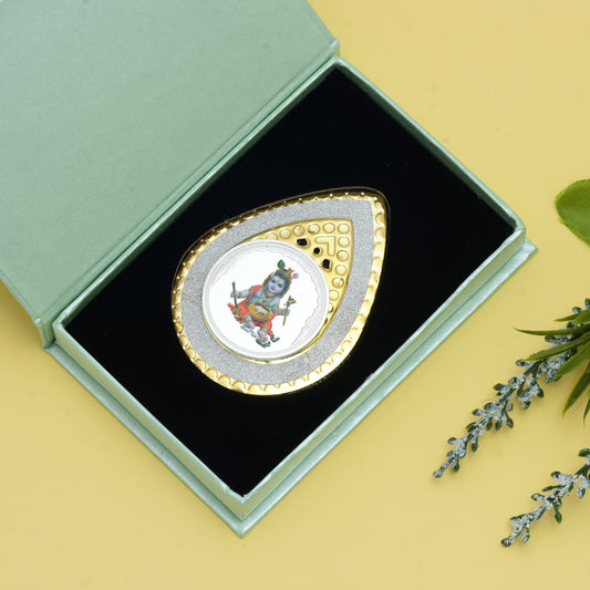 Bal Krishna Ji Printed 925 Silver Coin - KYAT