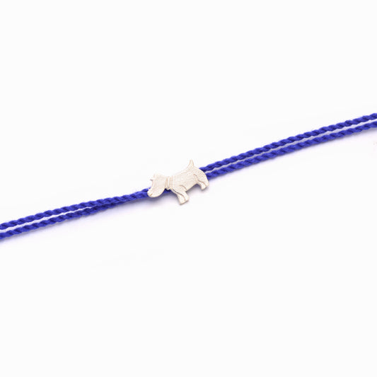 Unique Puppy Silver Rakhi - KYAT