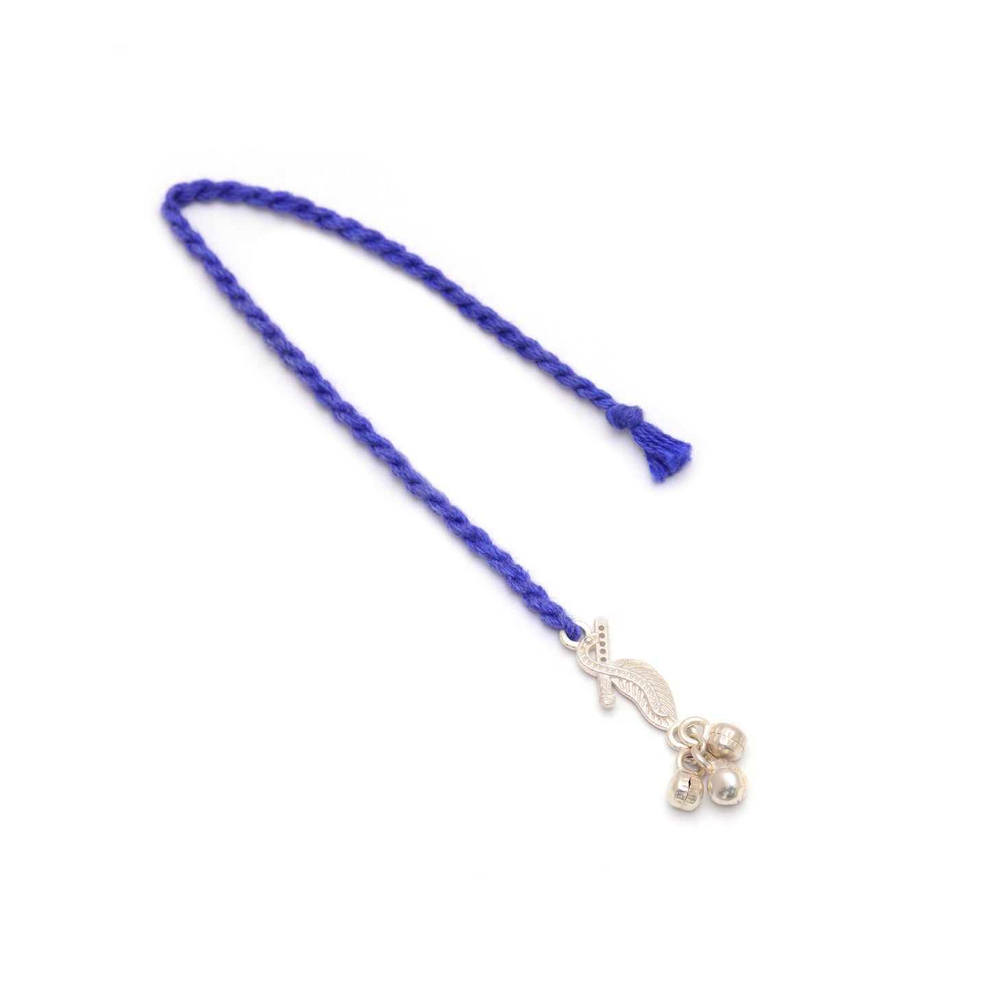 Silver Ethnic Lumba Rakhi - KYAT