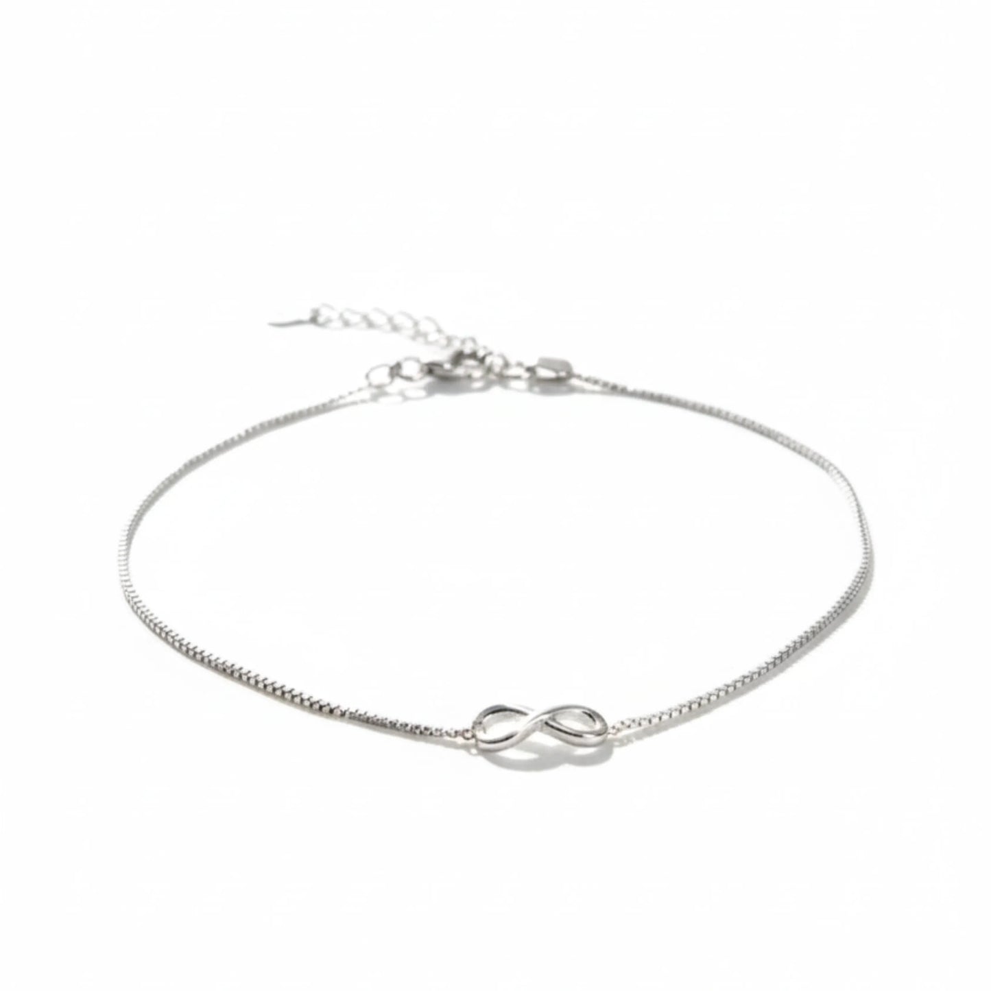 KYAT Endless Love Infinity Silver Anklet