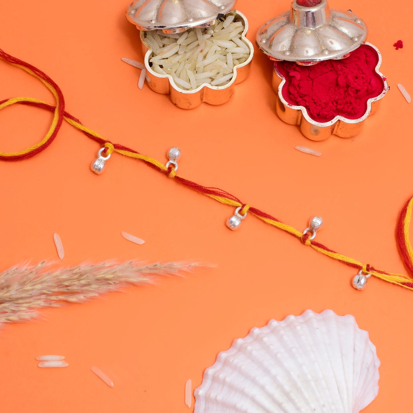 Ghungroo Silver Rakhi
