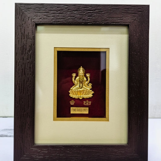 Kyat 24 Carat Gold-Toned Maa Laxmi Frame