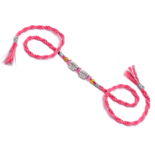 Small Lotus Moti Rakhi