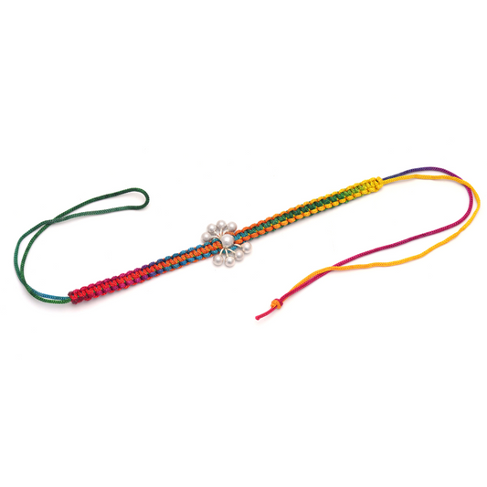 Unique Silver Bracelet Rakhi - KYAT