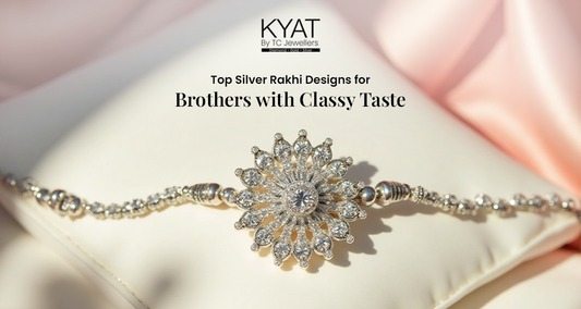 Top Silver Rakhi Designs for Brothers with Classy Taste | Kyat Gold