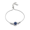 Evil Eye 925 Silver Adjustable Bracelet
