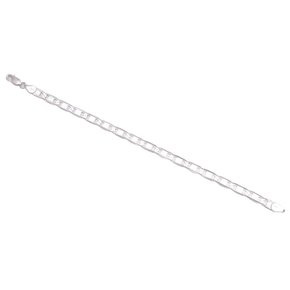 Bold Links 925 Silver Bracelet For Mens