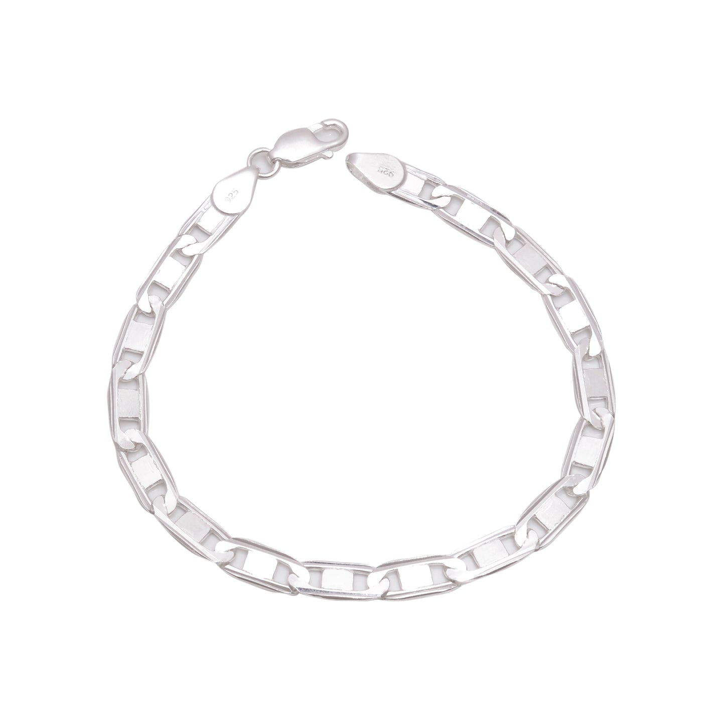 Bold & Stylish Chain Silver Men's Bracelet