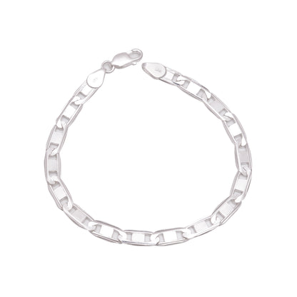 Bold Links 925 Silver Bracelet For Mens