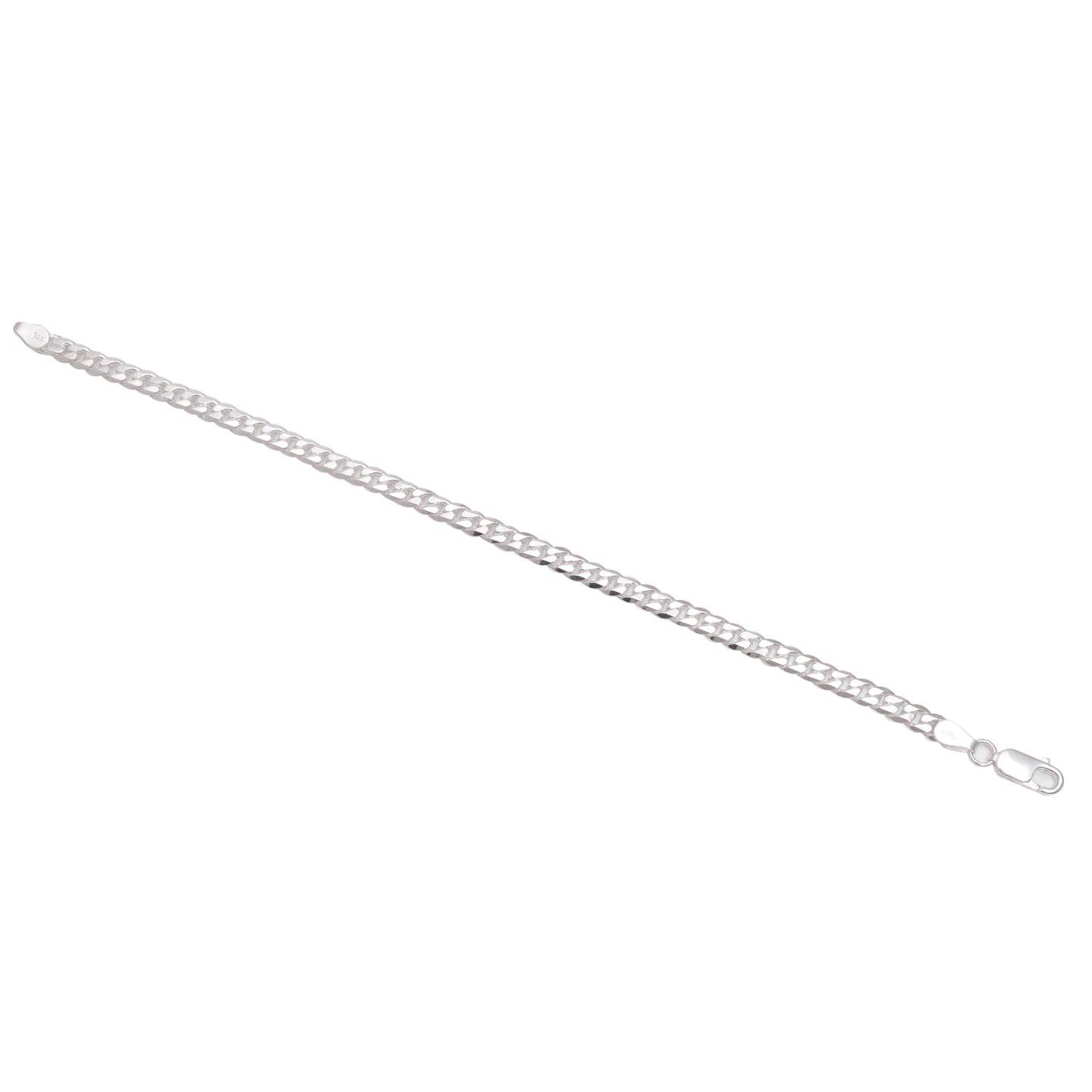 Silver Cuban Link Bracelet for Men