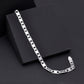 Bold & Stylish Chain Silver Men's Bracelet