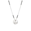 Modern Silver Mangal sutra Pendant Necklace