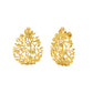 Gold Floral Vine Necklace and Earring Set
