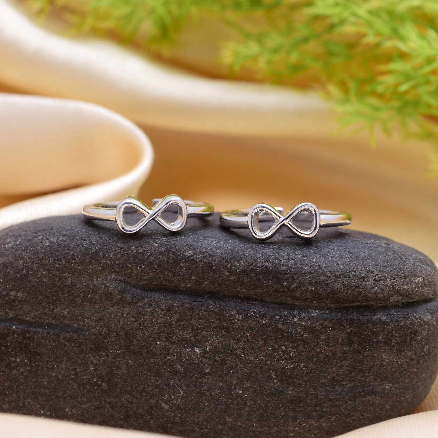 Eternal Infinity Silver Toe Ring
