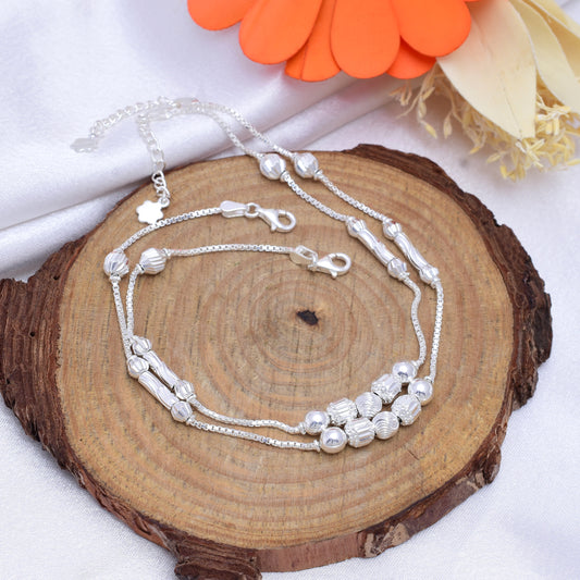 Unique Desing Pure 925 Silver Rakhi