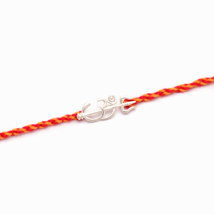 silver rakhi