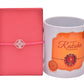 traditional silver rakhi with mug