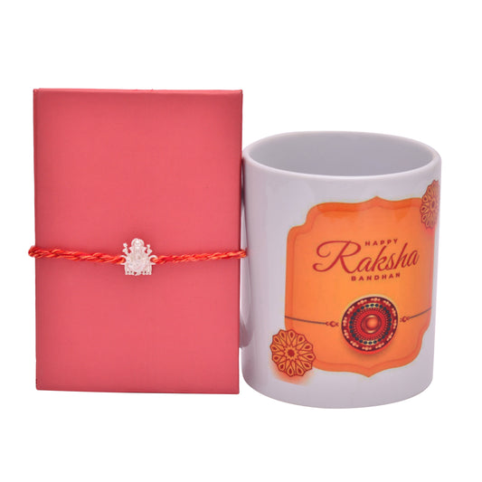 pure ganesh silver rakhi