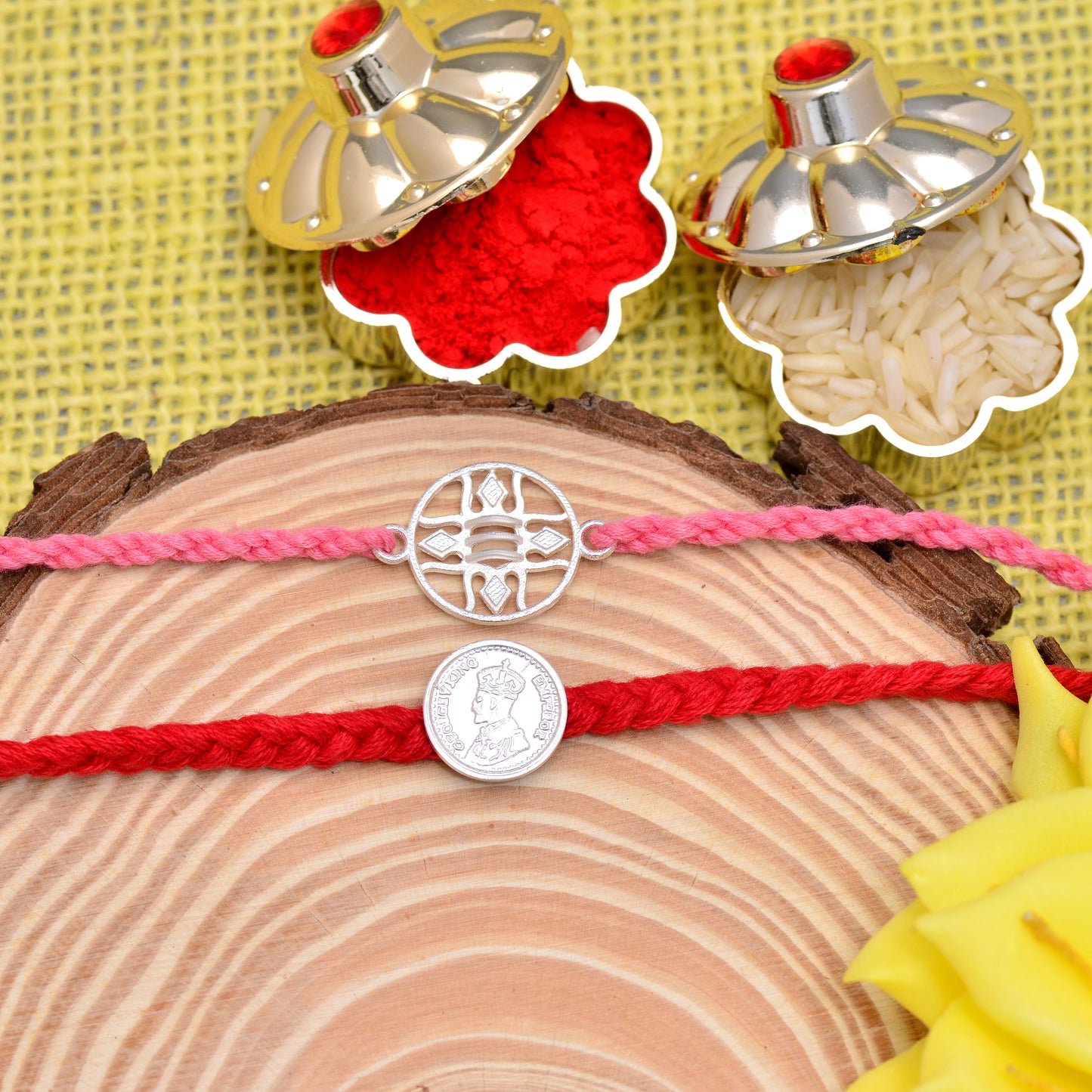 silver rakhi collection 