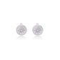 Classic Silver Bezel-Set Solitaire CZ Stud Earrings