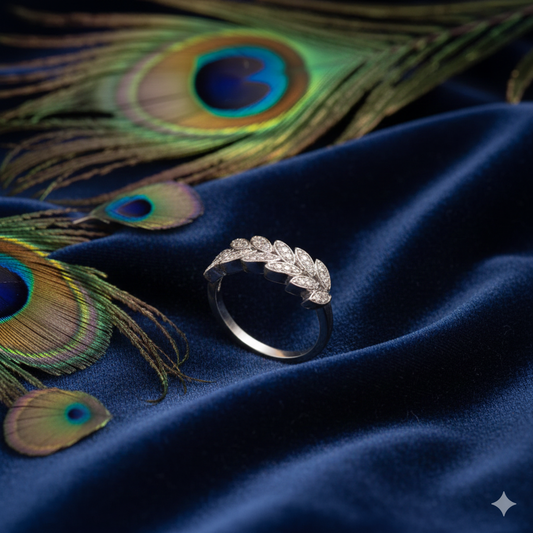 925 Minimalist Leaf Silver Ring