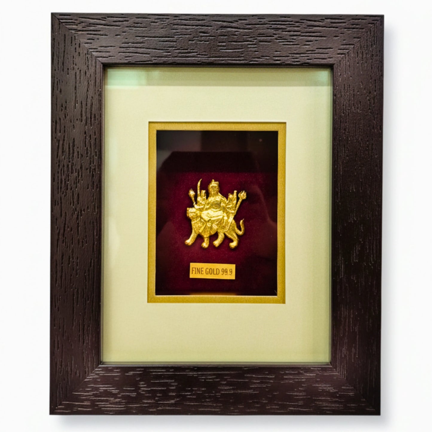 Kyat 24 Carat Gold-Toned Maa Durga Frame