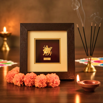 Kyat 24 Carat Gold-Toned Maa Durga Frame
