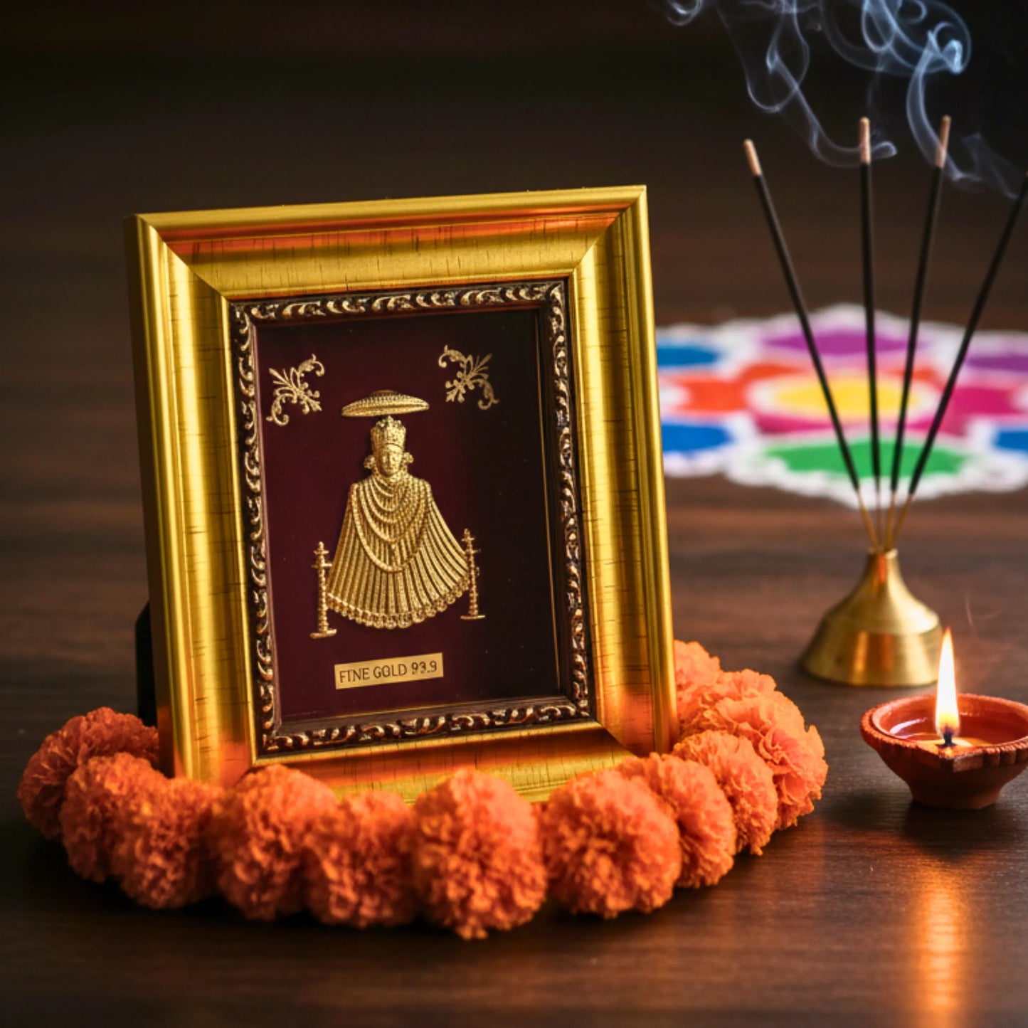 KYAT 24 Carat Gold-Toned Khatoo Shyamji Frame