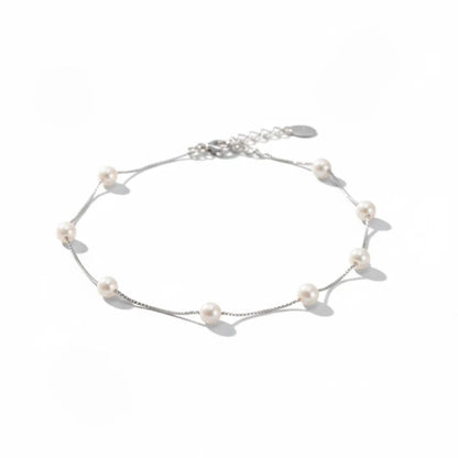 KYAT Timeless Pearl & Silver Bracelet