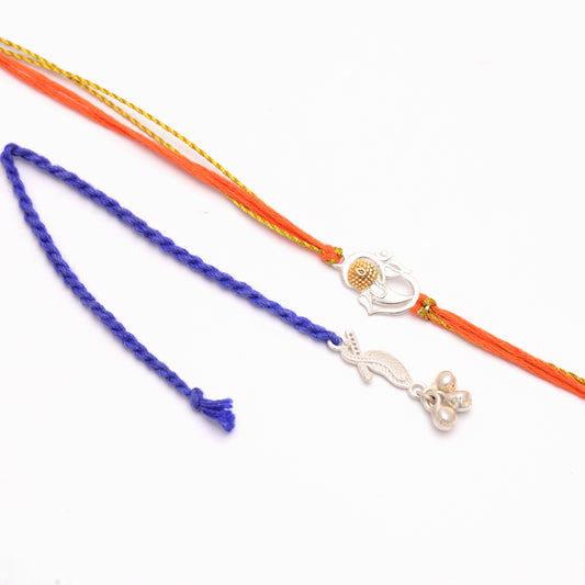 chandi ki ganesh ji rakhi online