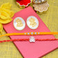 harmony silver rakhi