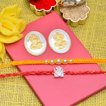 harmony silver rakhi