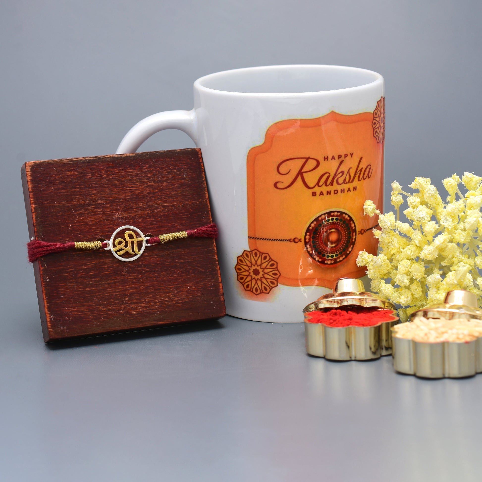 holy shree silver rakhi