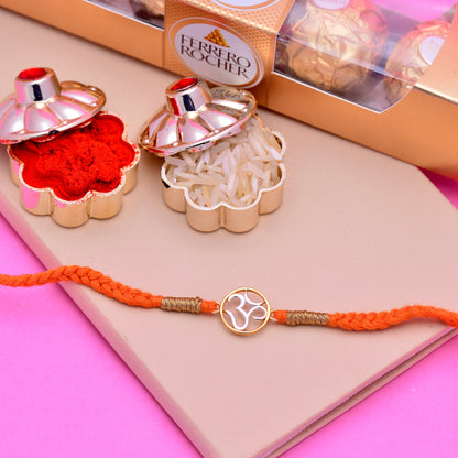 om symbol chocolate rakhi 
