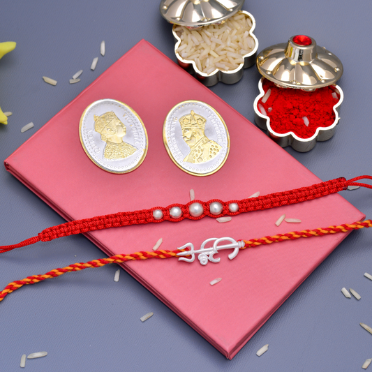 silver rakhi online