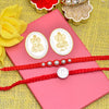silver rakhi for brother 
