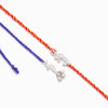 trishula silver rakhi  